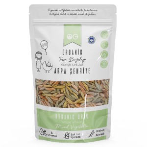 Karışık Sebzeli Tam Buğday Arpa Şehriye 250 Gr +8 Ay