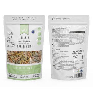 Karışık Sebzeli Tam Buğday Arpa Şehriye 250 Gr +8 Ay