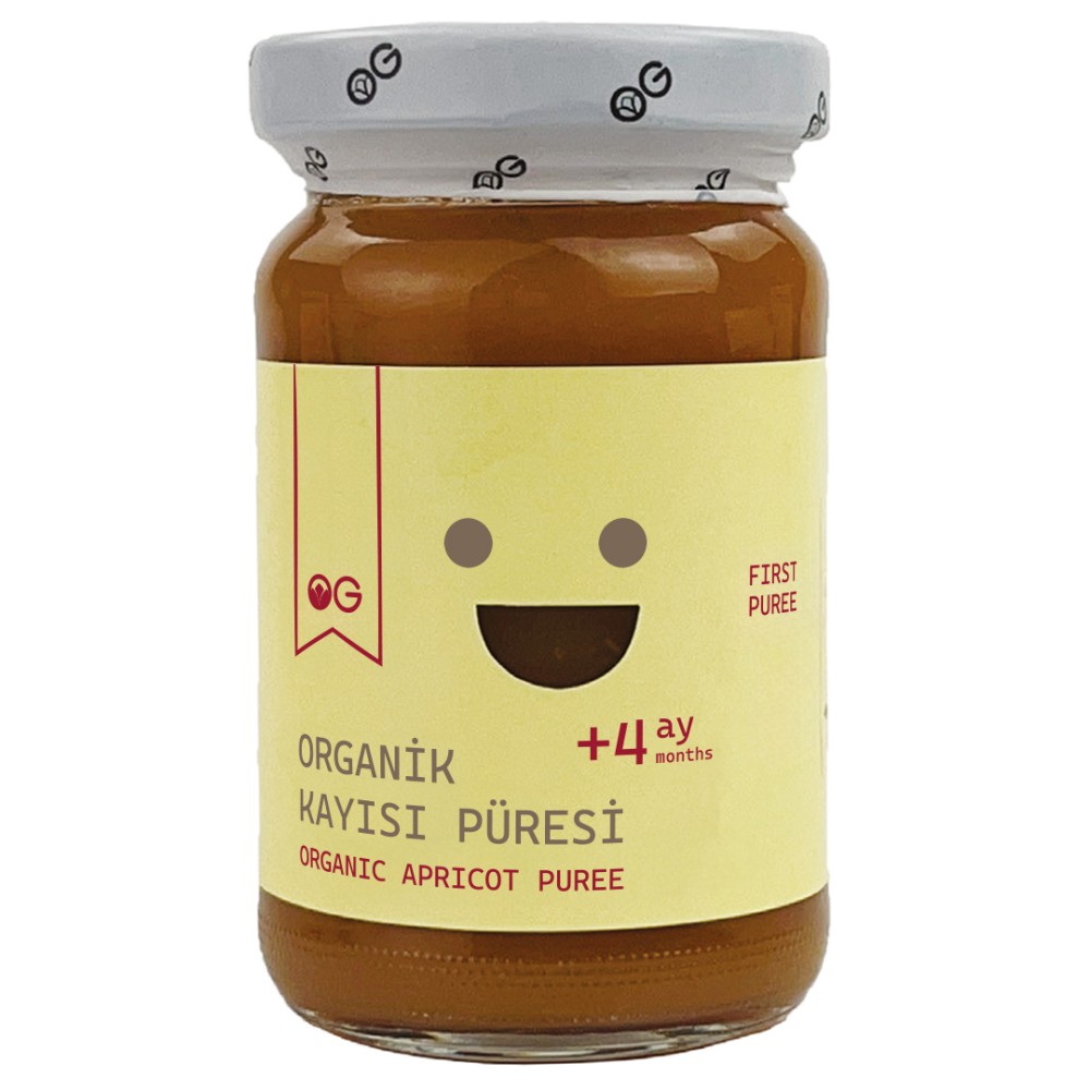 Nisa Organik 100 G +4 Ay Organik Kayısı Püresi Cam Kavanoz