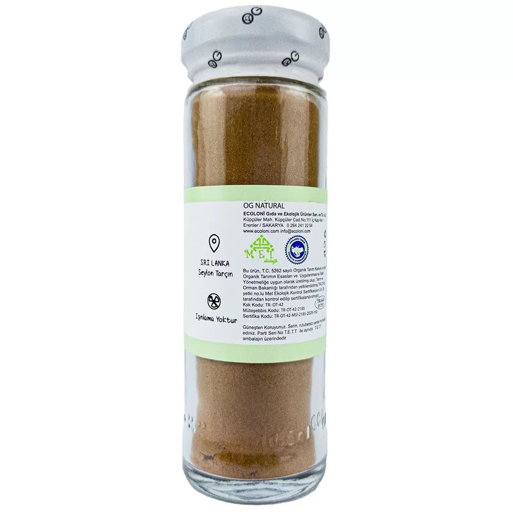 Organik Toz Zencefil 40 GR - Nisa Organik (Sri Lanka)