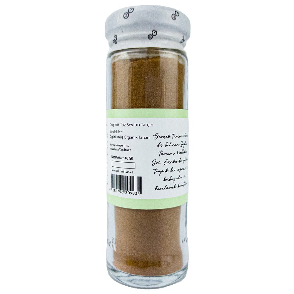 Organik Toz Zencefil 40 GR - Nisa Organik (Sri Lanka)