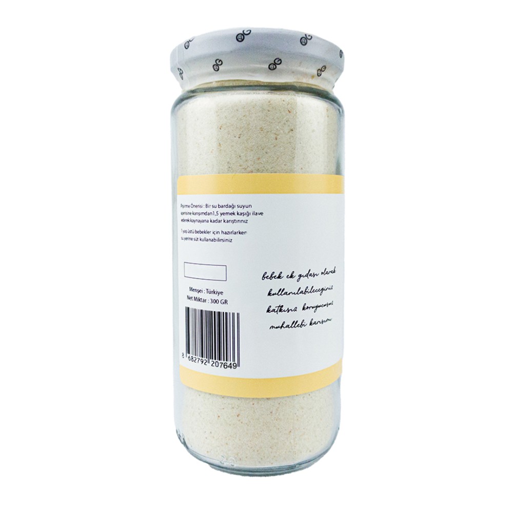 OG Store 300 g Bal Kabaklı Şeker İlavesiz Katkısız Organik Ek Gıda Bebek Muhallebisi Karışımı