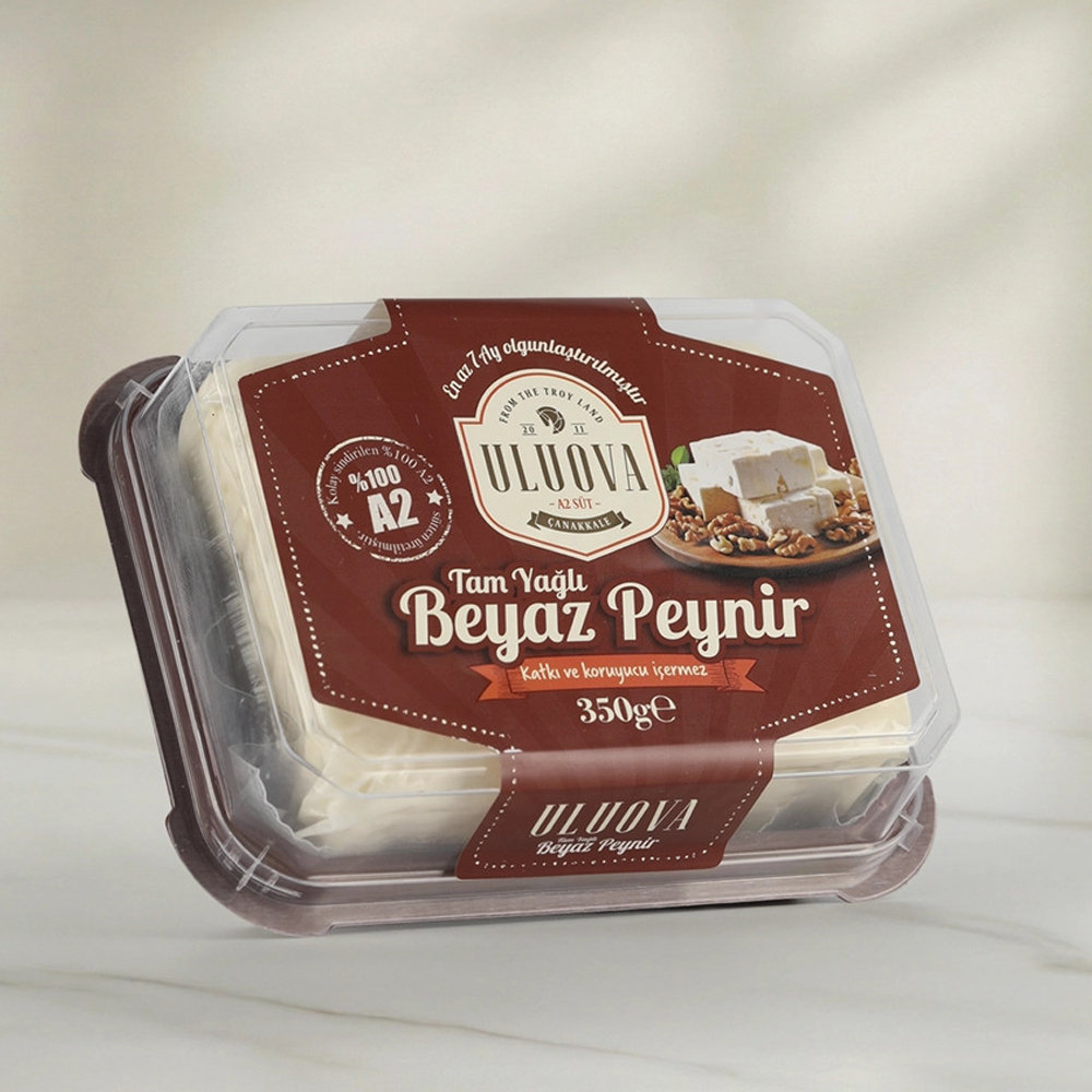 Uluova 350 GR A2 Sütlü 12 Ay Olgunlaşmış Ezine Beyaz Peyniri