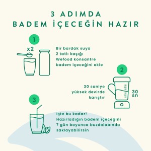 Badem İçeceği (%100 Badem) 220 gr