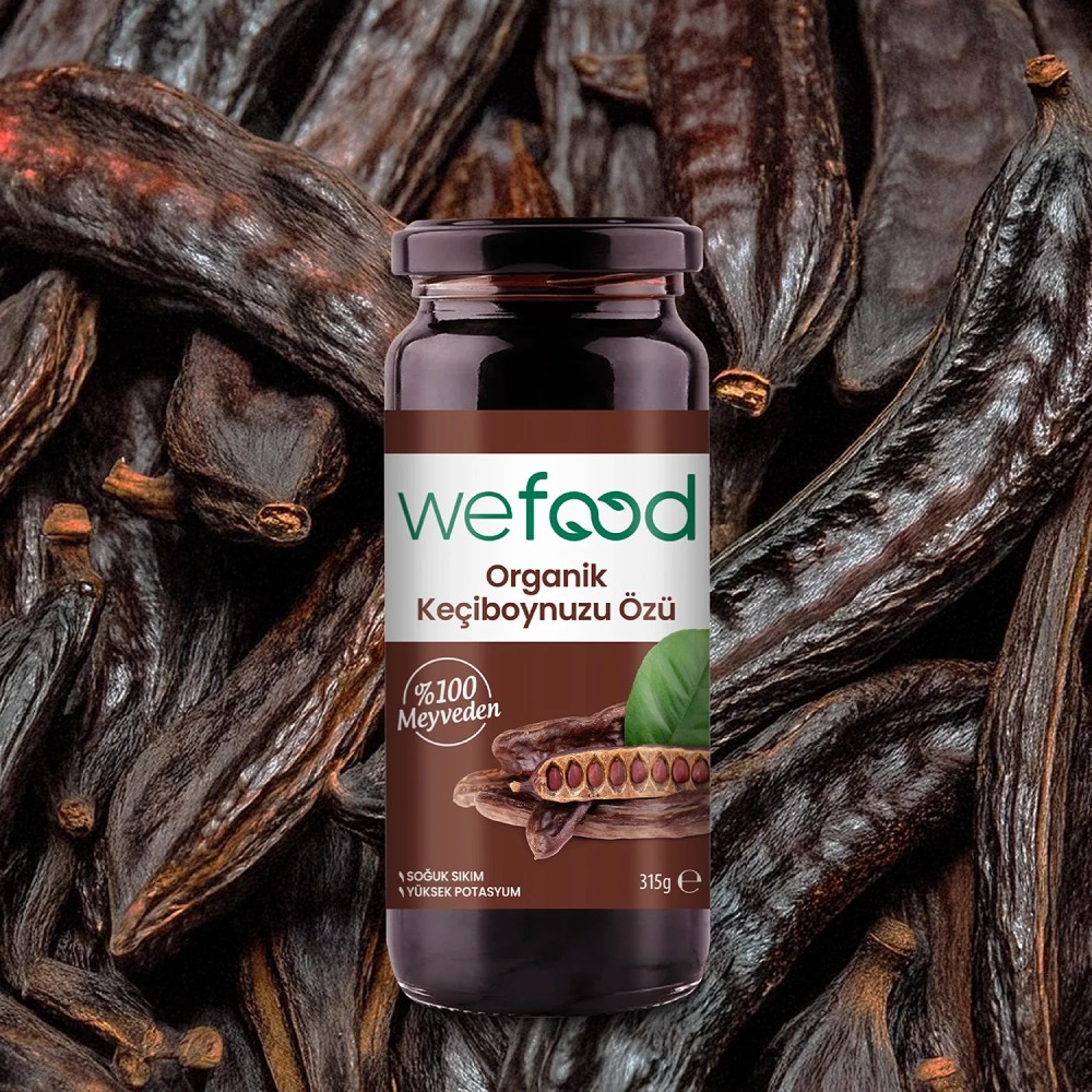 Wefood 315 GR Organik Soğuk Sıkım Keçiboynuzu Özü Kavanozu