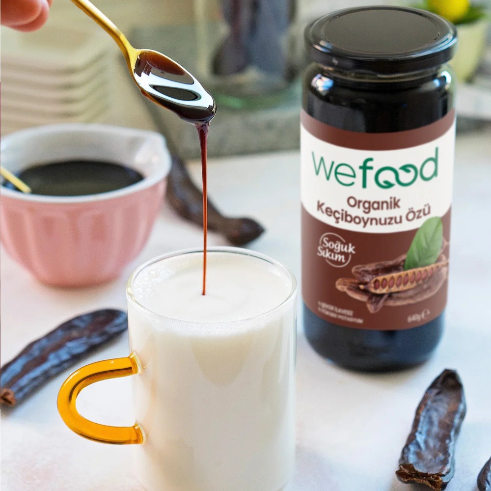 Wefood 315 GR Organik Soğuk Sıkım Keçiboynuzu Özü Kavanozu
