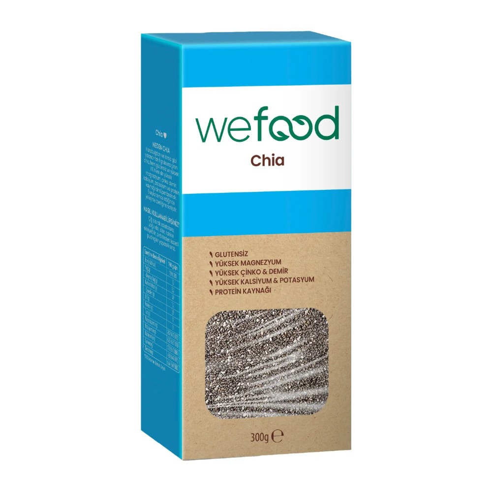 Wefood 300 GR Siyah Chia Tohumu Ambalajı