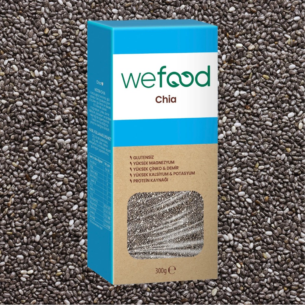 Wefood 300 GR Siyah Chia Tohumu Ambalajı