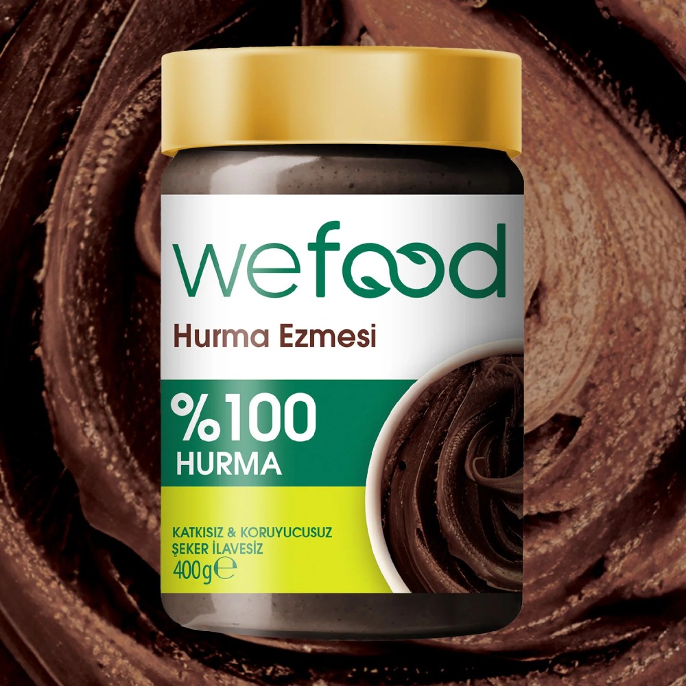 Wefood 400 GR Cam Kavanoz %100 Saf Hurma Ezmesi