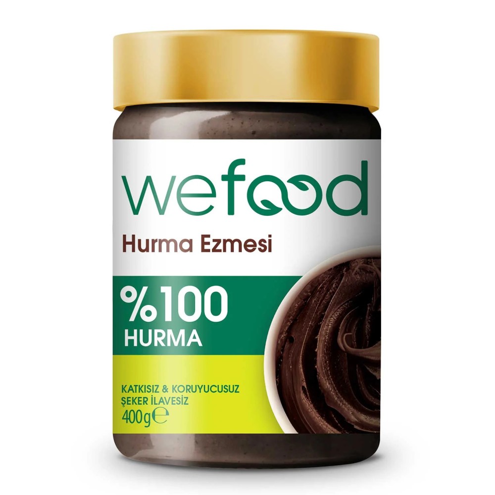 Wefood 400 GR Cam Kavanoz %100 Saf Hurma Ezmesi