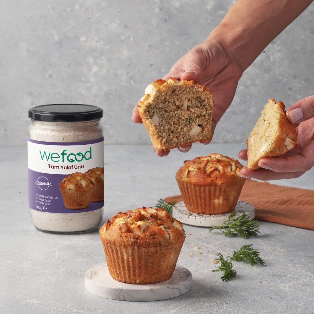 Wefood 300 GR Glutensiz Tam Yulaf Unu Paketi Görseli