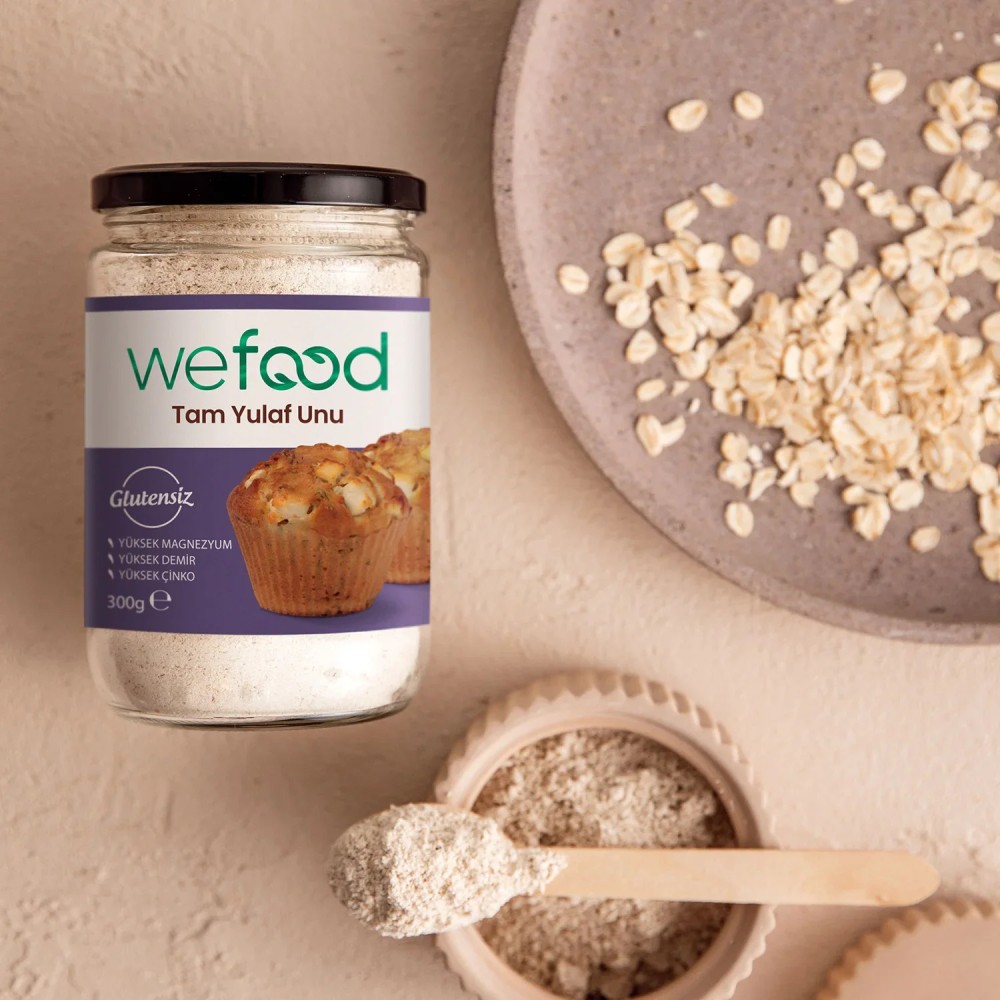 Wefood 300 GR Glutensiz Tam Yulaf Unu Paketi Görseli