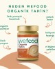 Wefood 300 GR Organik Yerli Susam Tahini Kavanozu
