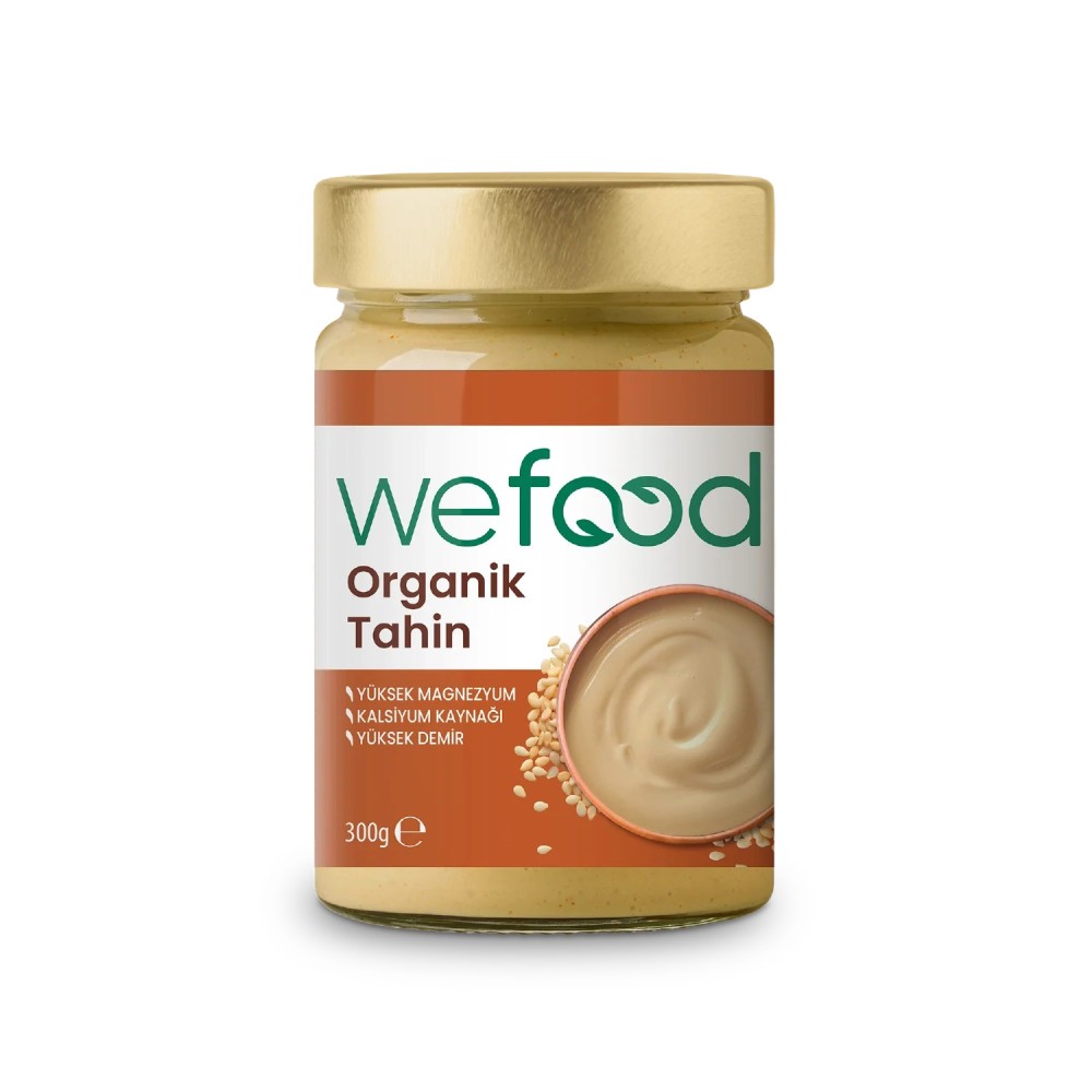 Wefood 300 GR Organik Yerli Susam Tahini Kavanozu