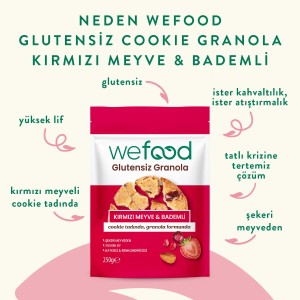 Granola Kırmızı Meyve & Bademli (250 GR)