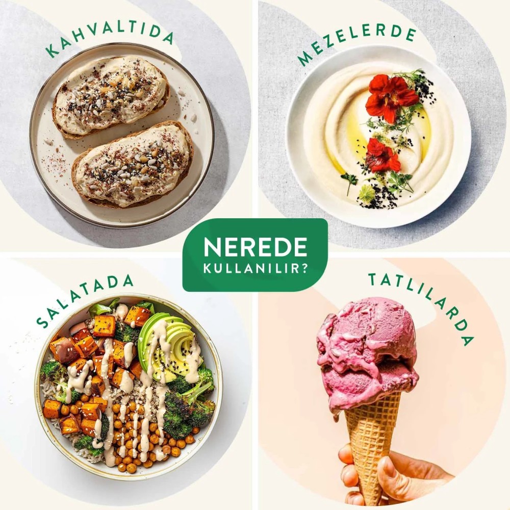 Wefood 600 GR Organik Yerli Susam Tahini Kavanozu